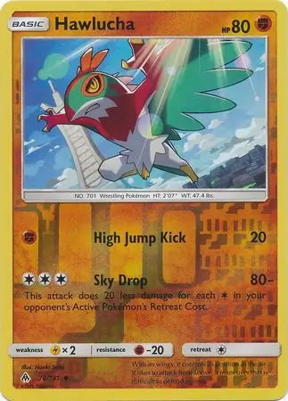 Forbidden Light Hawlucha #70/131 reverse holo